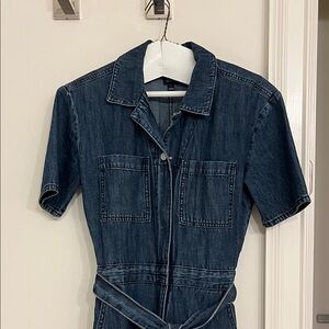 GAP Dark Blue Denim Jumpsuit